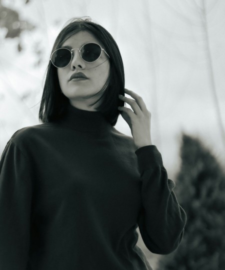 웨이스트 서링 폴로 셔츠