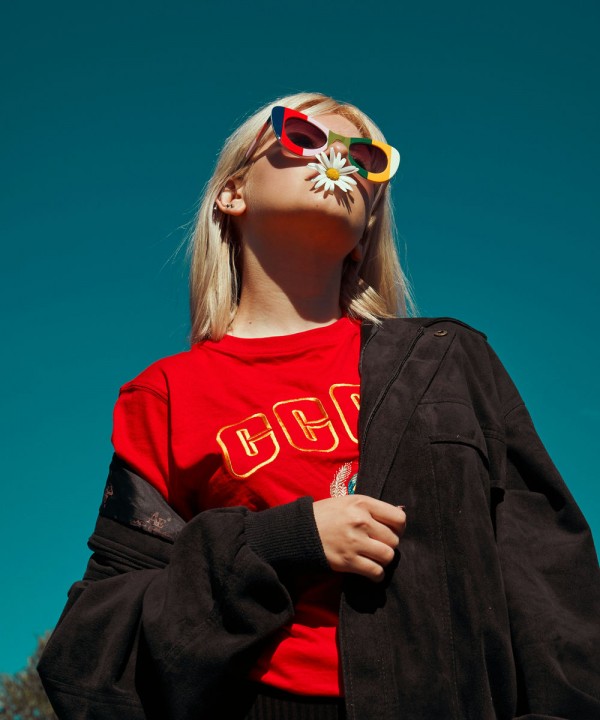 오버핏 슬리브 티셔츠