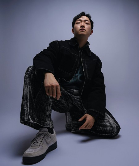 베이직 체크 티셔츠