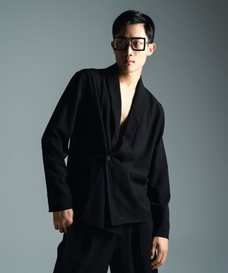 플루이드 프린트 티셔츠